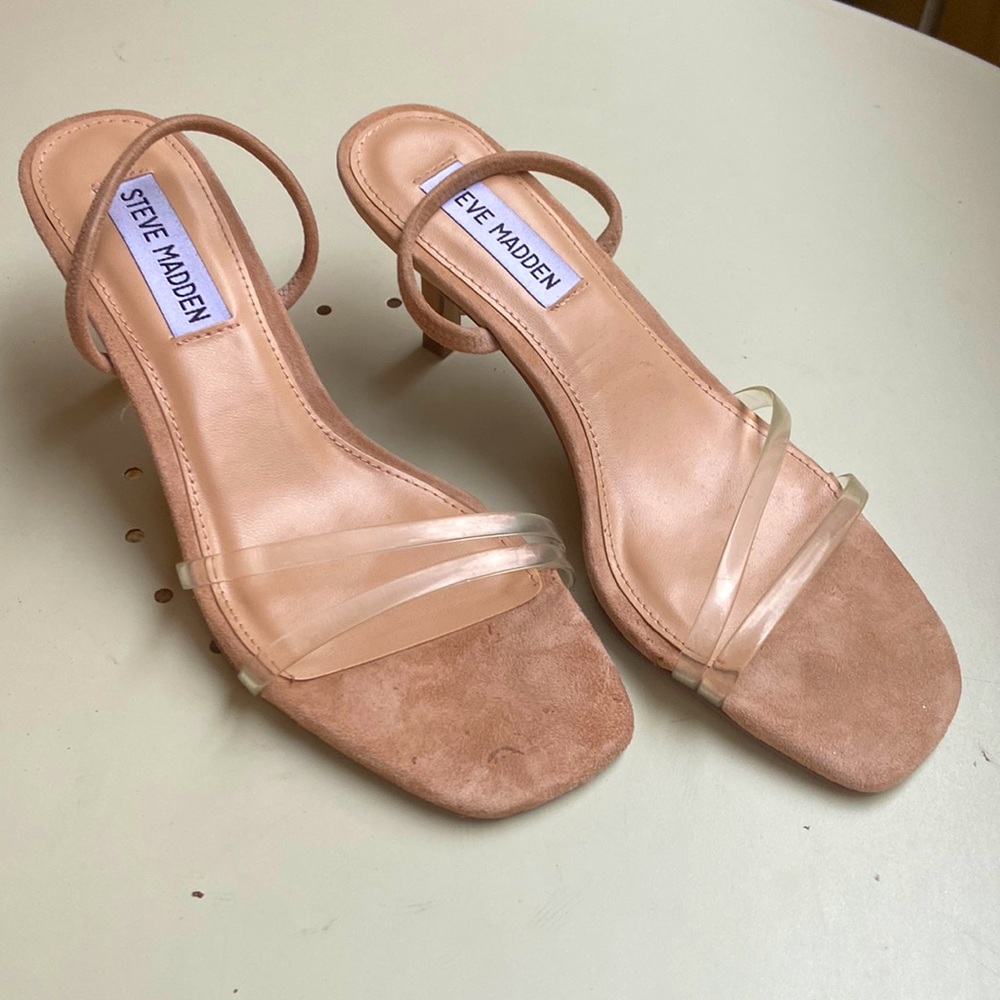 Steve Madden - Size 6 - Clear Heels